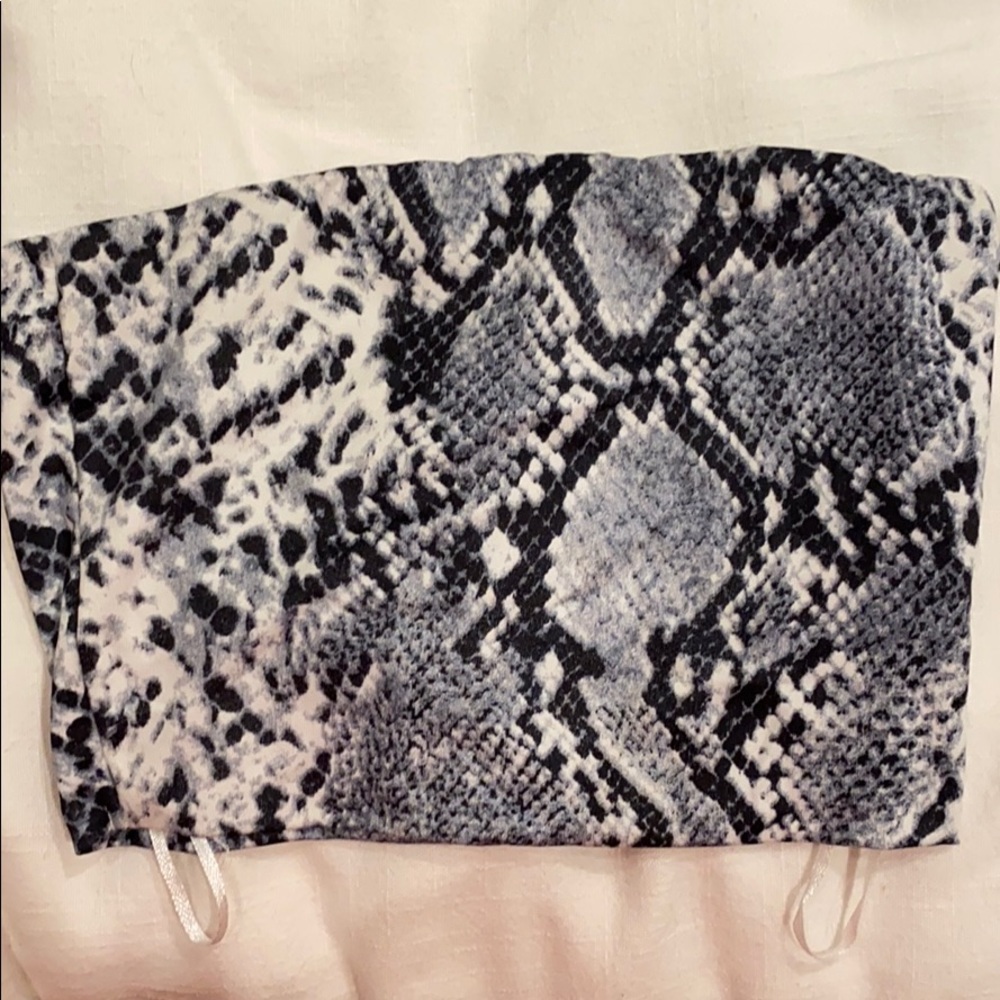 Princess Polly Snake skin tube top